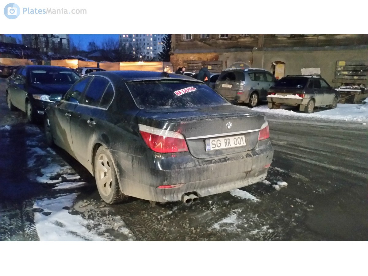 SG RR 001, BMW 5 Series 5th gen Sedan (E60), 2003–2010