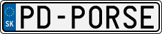 License plate of Slovakia, Vanity Plates