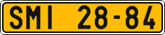 License plate of the Czech Republic, Commercial vehicles (1960)