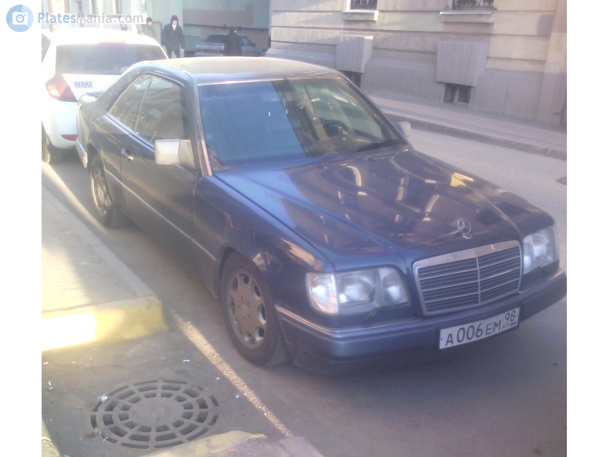 а 006 ем 98, Mercedes-Benz E-Klasse 1st gen Coupé (C124), 1987–1996