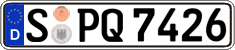 German license plate, Regular plates