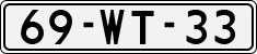 License plate of the Netherlands, Trailers