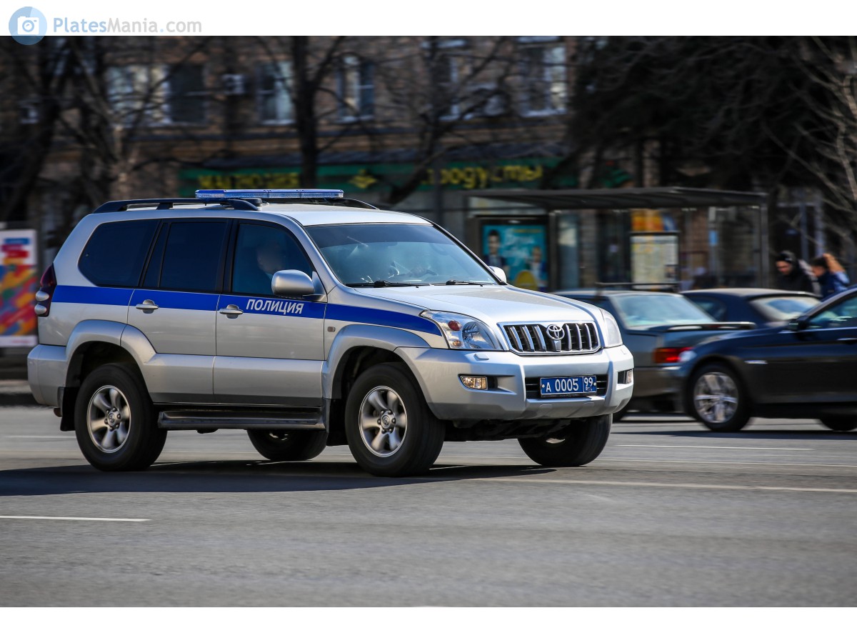 а 0005 99, Toyota Land Cruiser Prado 3rd gen 5-door SUV (J120), 2002–2009