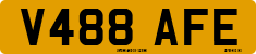 License plate of the United Kingdom, 1983 year system