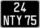 French license plate, FNI