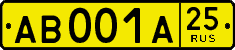 License plate Russia, Foreign citizens and enterprises