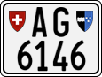 License plate of Switzerland, Motorcycles