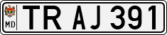 License plate of Moldova, Cars (1992)