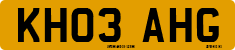 License plate of the United Kingdom, 2001 year system