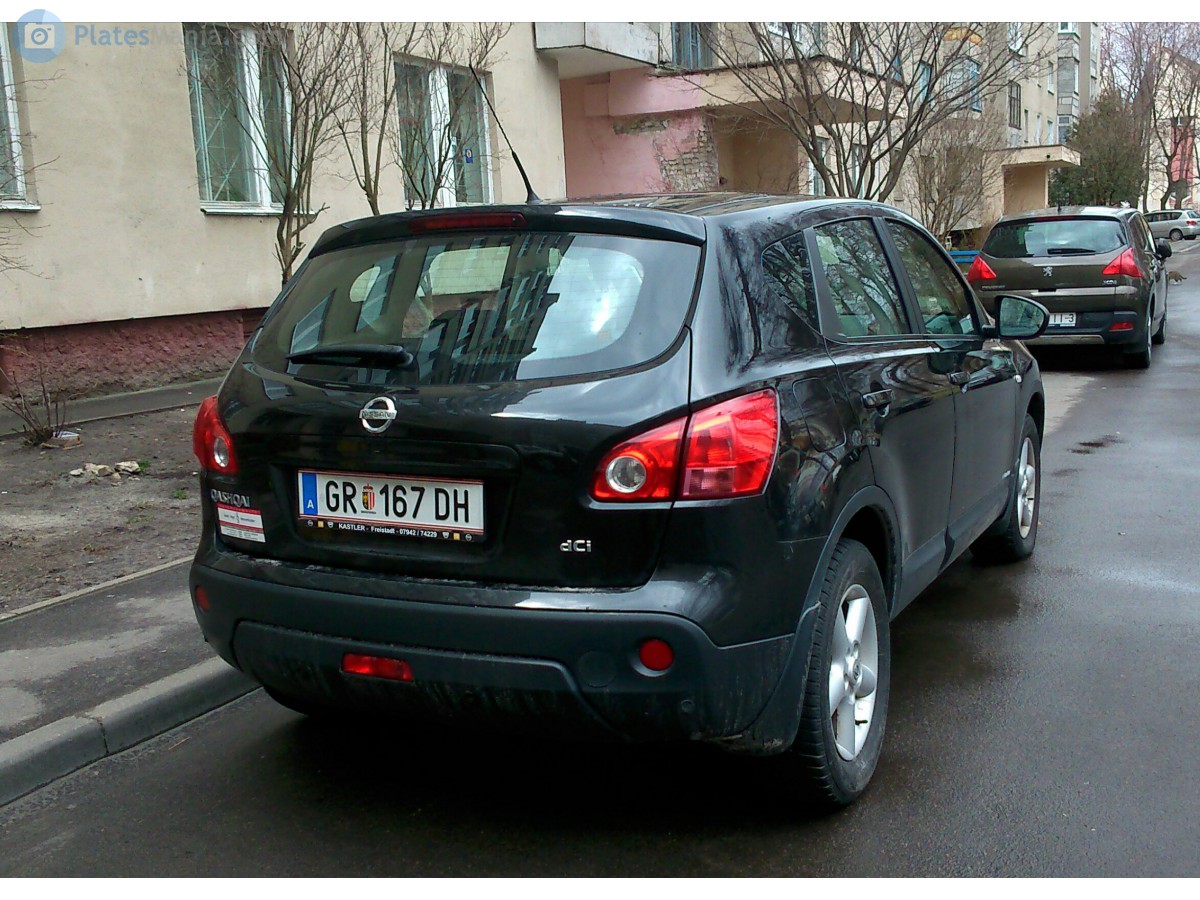 GR 167 DH, Nissan Qashqai 1st gen (Xiaoke) (J10), 2007–2009 (–2014 for CN-market)