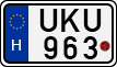 license plates of Hungary, Motorcycles (1990)