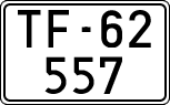 License plates of Spain, 1900 year series