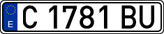 License plates of Spain, 1971 year series