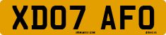 License plate of the United Kingdom, 2001 year system