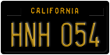 California, Passenger Car (ABC 123)