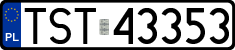 License plates of Poland, Regular car plates
