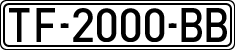 License plates of Spain, 1971 year series