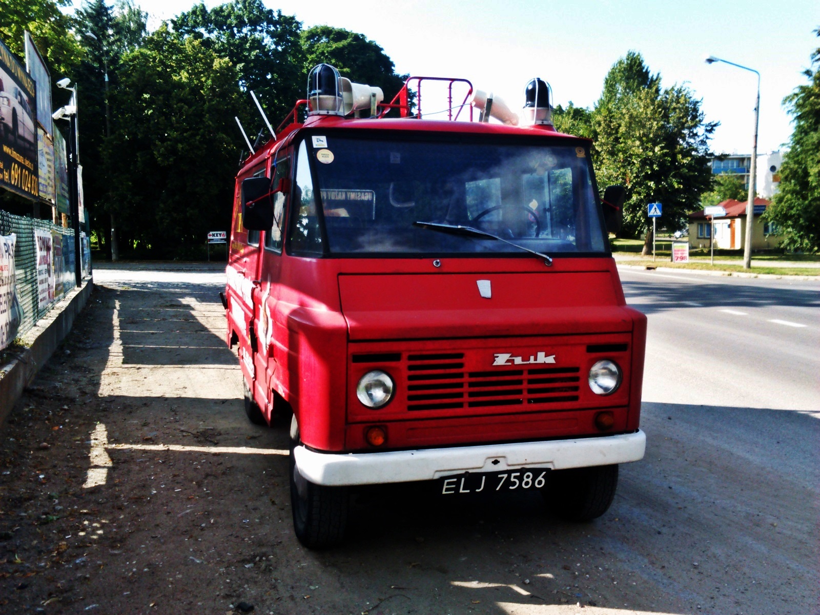 ELJ 7586, FSC Lublin Żuk Fire Van/Truck (A14/A15), facelift, 1973–1998