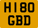 License plate of the United Kingdom, 1983 year system