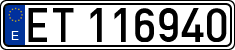 License plates of Spain, Official and military plates