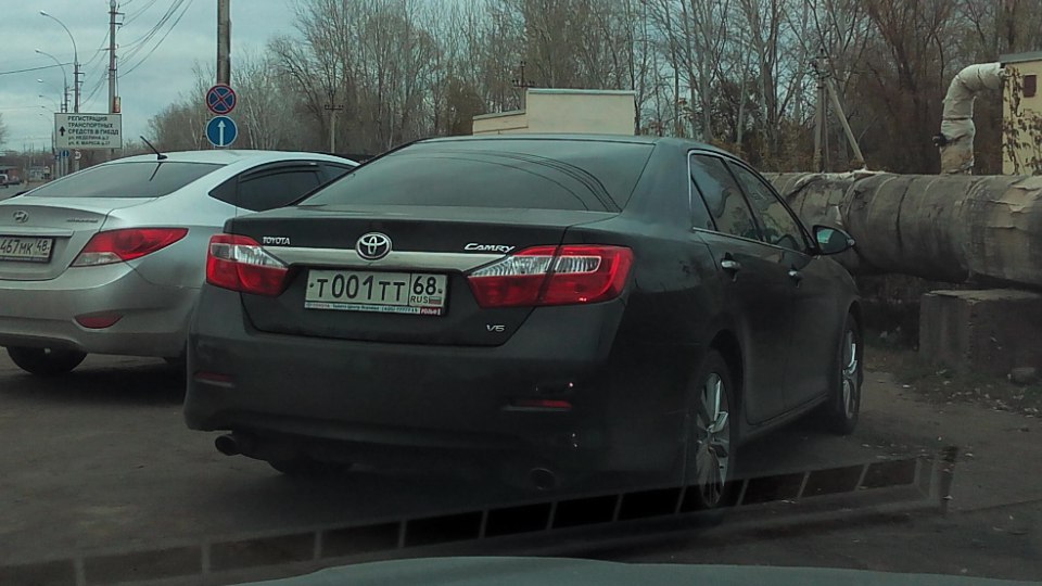 т 001 тт 68, Toyota Camry 7th gen (XV50; Global-market), 2011–2014