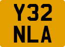 License plate of the United Kingdom, 1983 year system