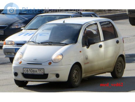 с610ва197, Daewoo Matiz