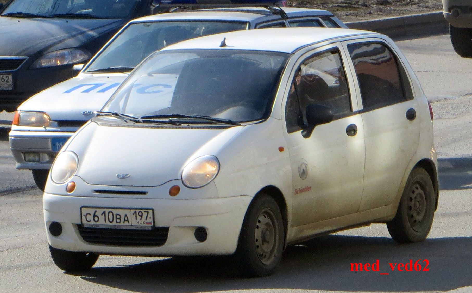 с 610 ва 197, Daewoo Matiz 1st gen (M150), facelift, 2000­–2011  (­–2015 for CIS-market)