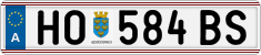 License plate of Austria, Regular plates