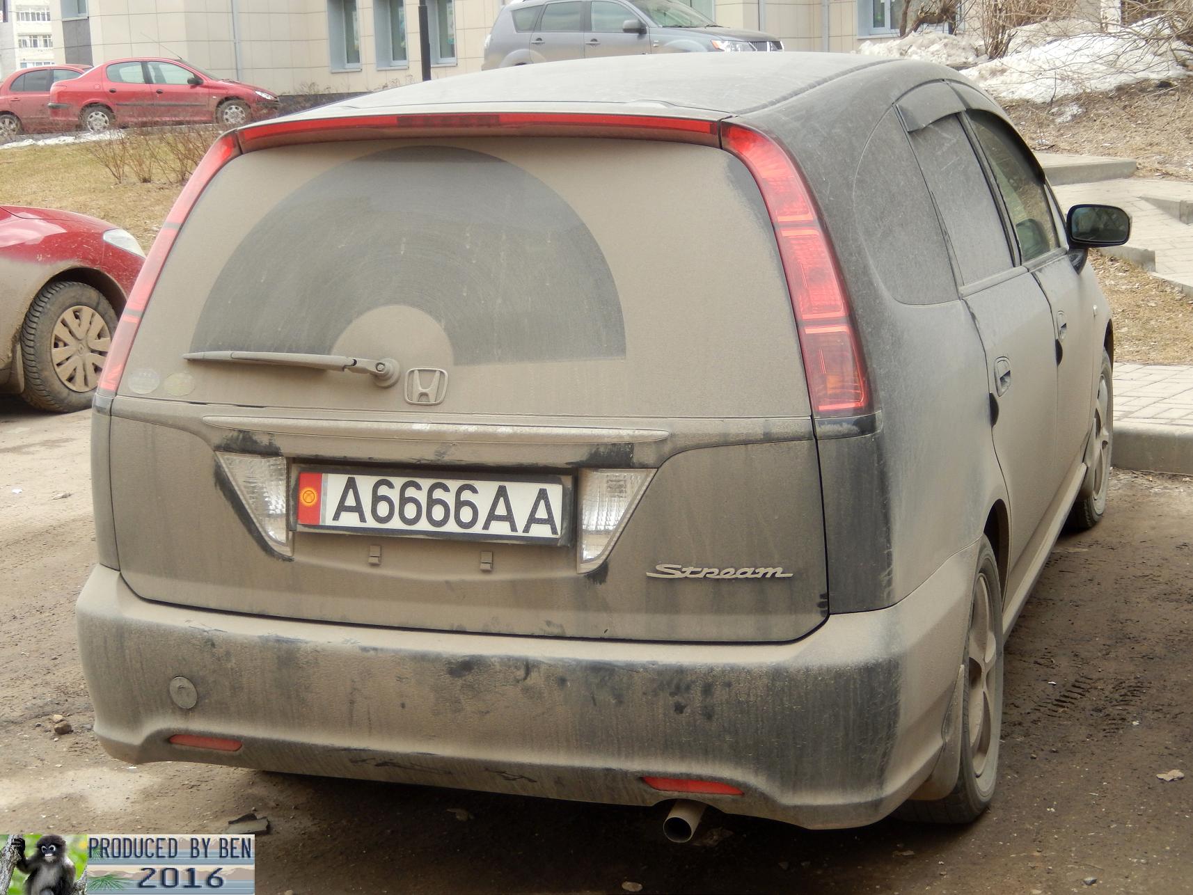 A 6666 AA, Honda Stream 1st gen (RN1–RN5), 2000–2006