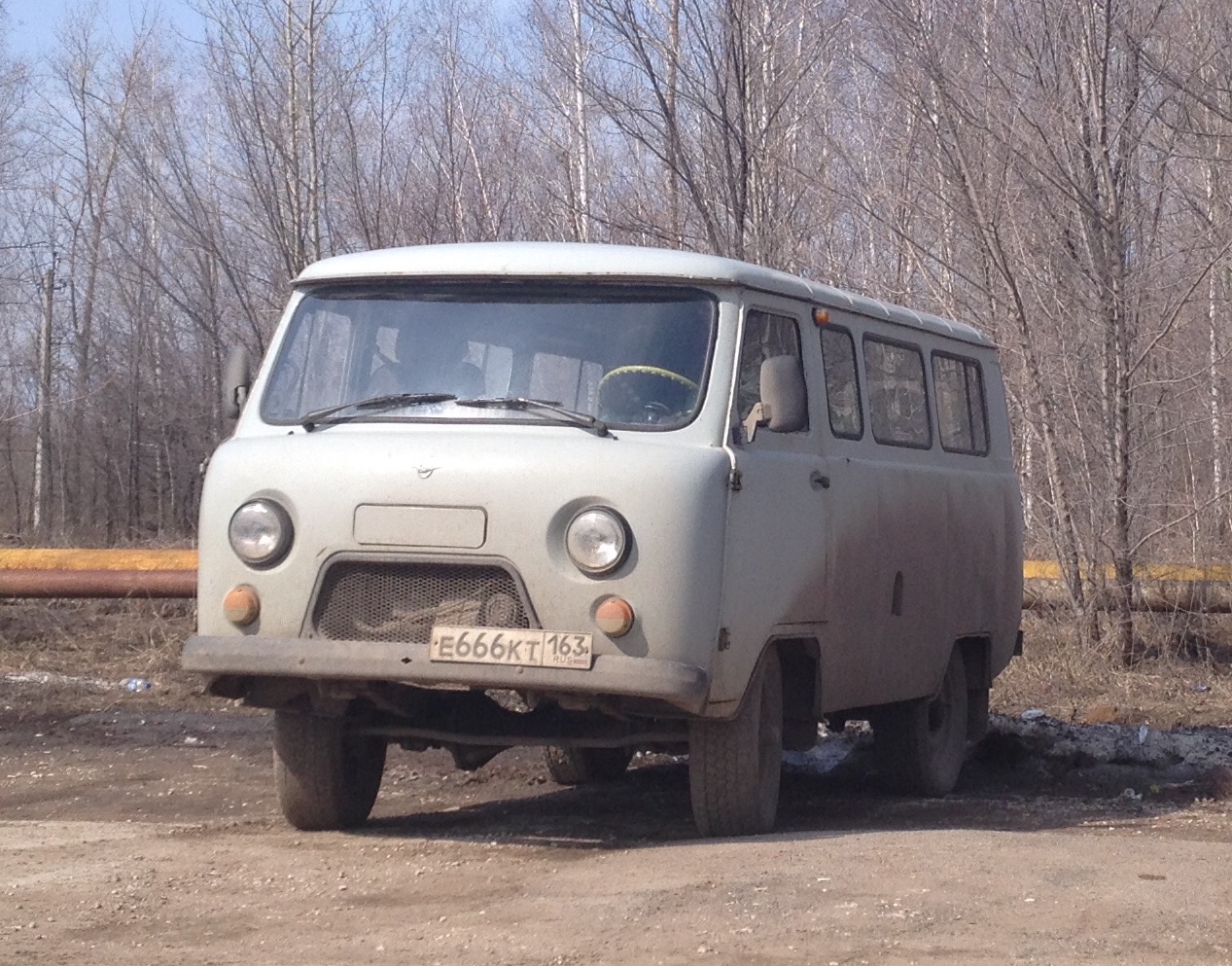 е 666 кт 163, UAZ 452 452А/3962/3741 Glassed Van, 1965–