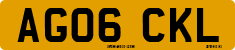 License plate of the United Kingdom, 2001 year system