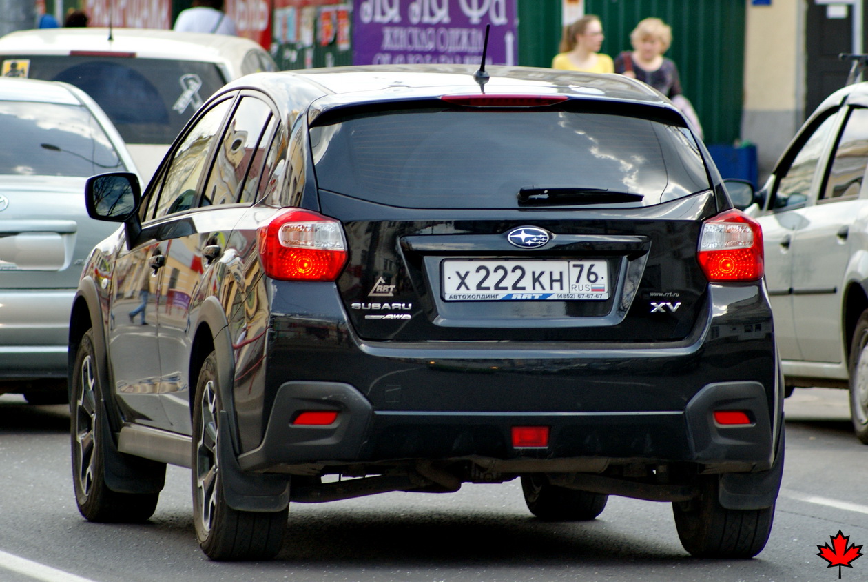 х 222 кн 76, Subaru XV 1st gen (GP), 2012–2017