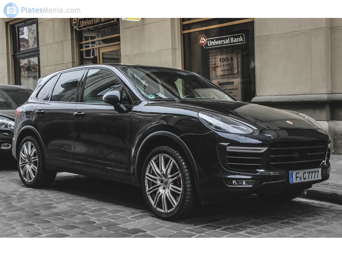 F C 7777, Porsche Cayenne 2nd gen (958; 92A), facelift, 2014–2017