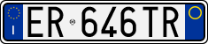 License plate of Italy, Cars (1994 year series)