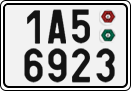 License plate of the Czech Republic, Cars (2001)