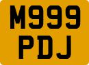 License plate of the United Kingdom, 1983 year system