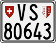 License plate of Switzerland, Motorcycles