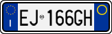License plate of Italy, Cars (1994 year series)
