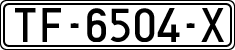 License plates of Spain, 1971 year series