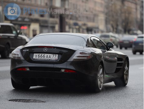 х666аа77, Mercedes-Benz SLR McLaren