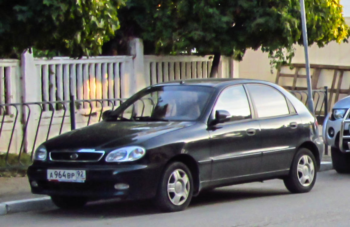 а 964 вр 92, ZAZ Lanos 1st gen Hatch (D5), 2009–2017