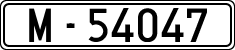 License plates of Spain, 1900 year series