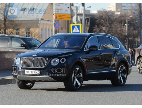 у001ур77, Bentley Bentayga
