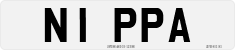 License plate of the United Kingdom, 1983 year system