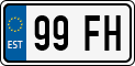License plate of Estonia, Motorcycles