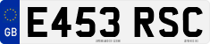 License plate of the United Kingdom, 1983 year system