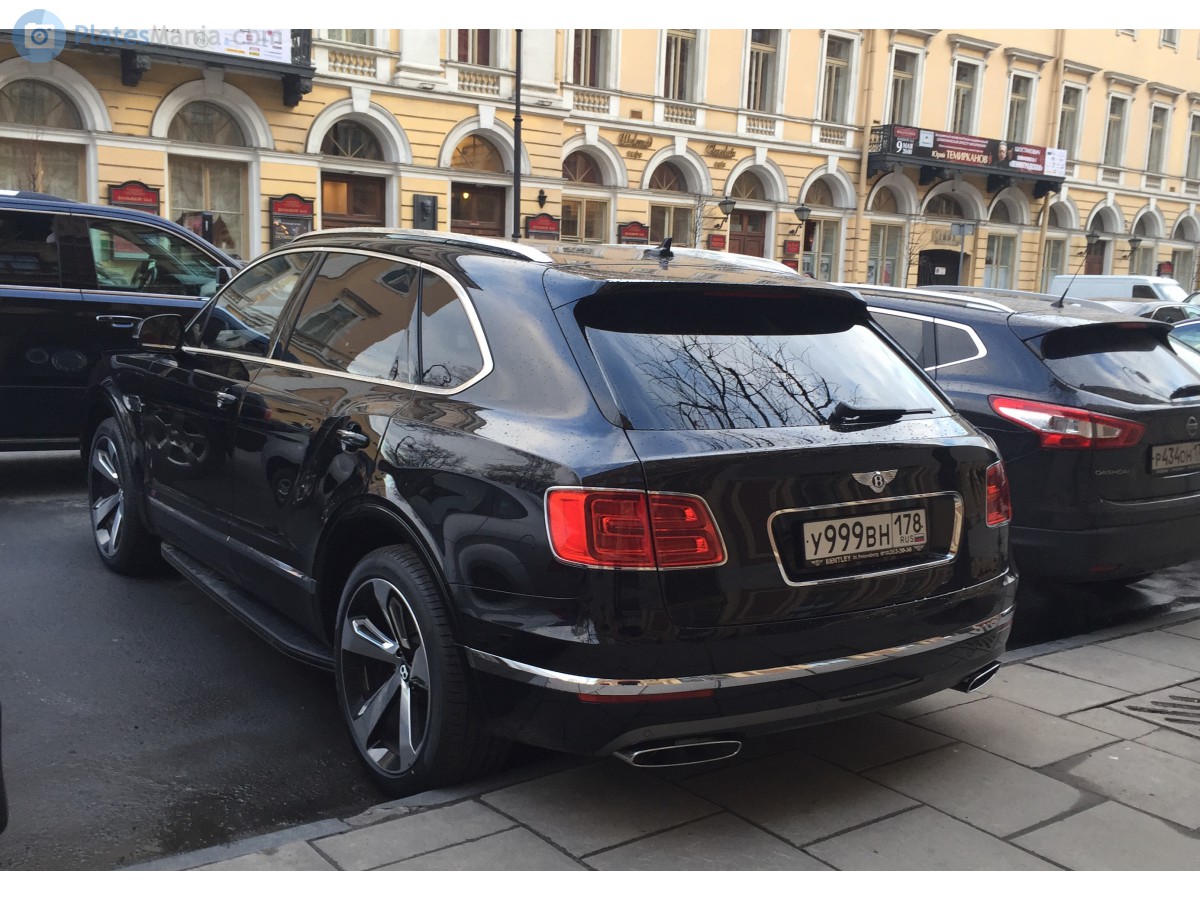 у 999 вн 178, Bentley Bentayga 1st gen (PL71), 2016–2020