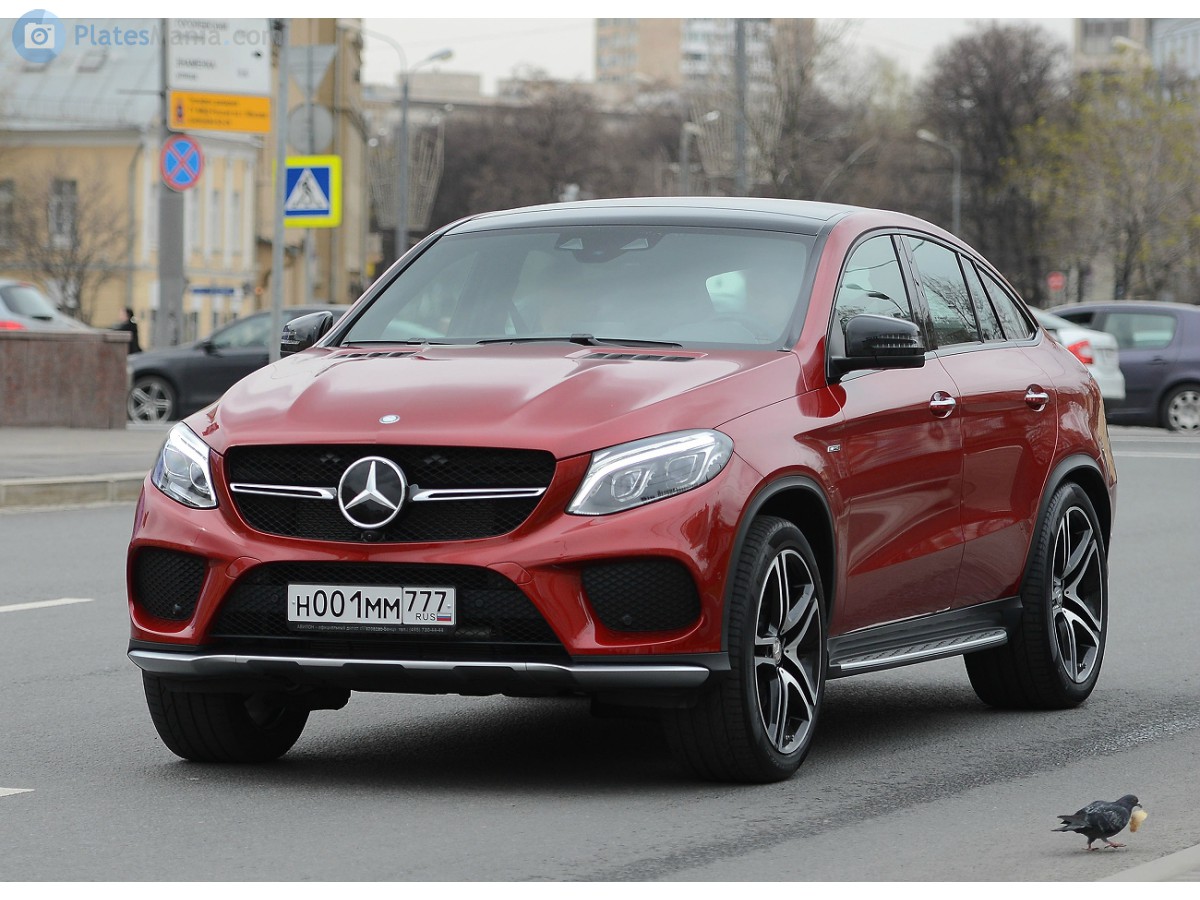 н 001 мм 777, Mercedes-Benz GLE-Klasse 1st gen Coupé (C292), 2015–2019