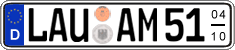 German license plate, Seasonal plates